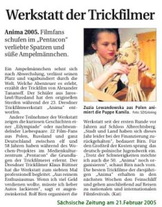 Sächsische Zeitung, 21. 02. 2005